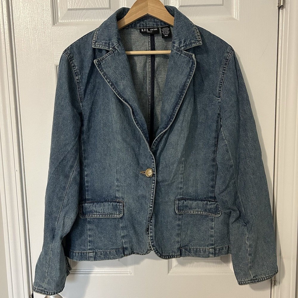 D.F.A New York Vintage‎ Denim Blazer